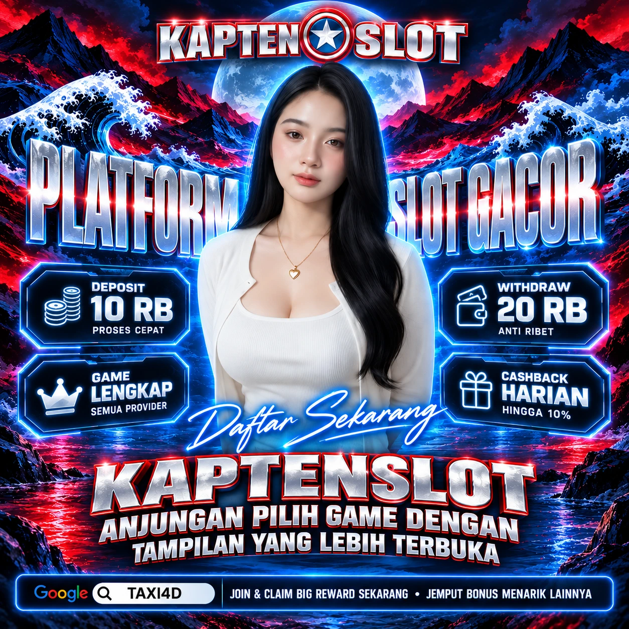 KAPTENSLOT: Anjungan Pilih Game dengan Tampilan yang Lebih Terbuka